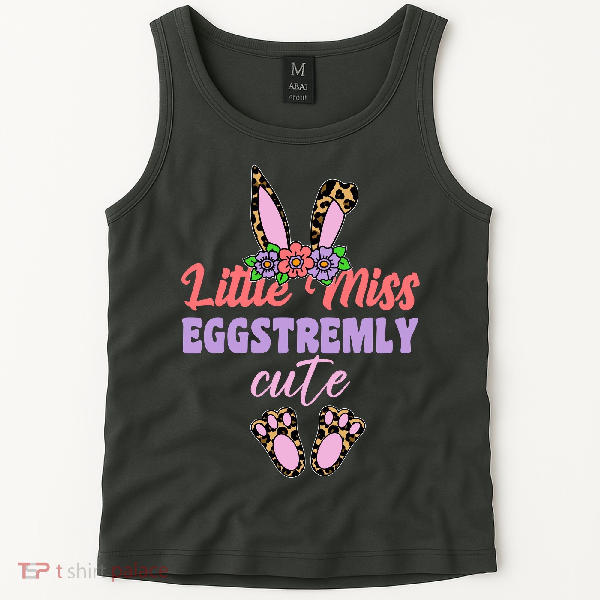Little Miss Eggstremly Cute Easter Bunny Tank Top