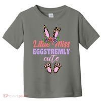 Little Miss Eggstremly Cute Easter Bunny Toddler T-Shirt thumb 0