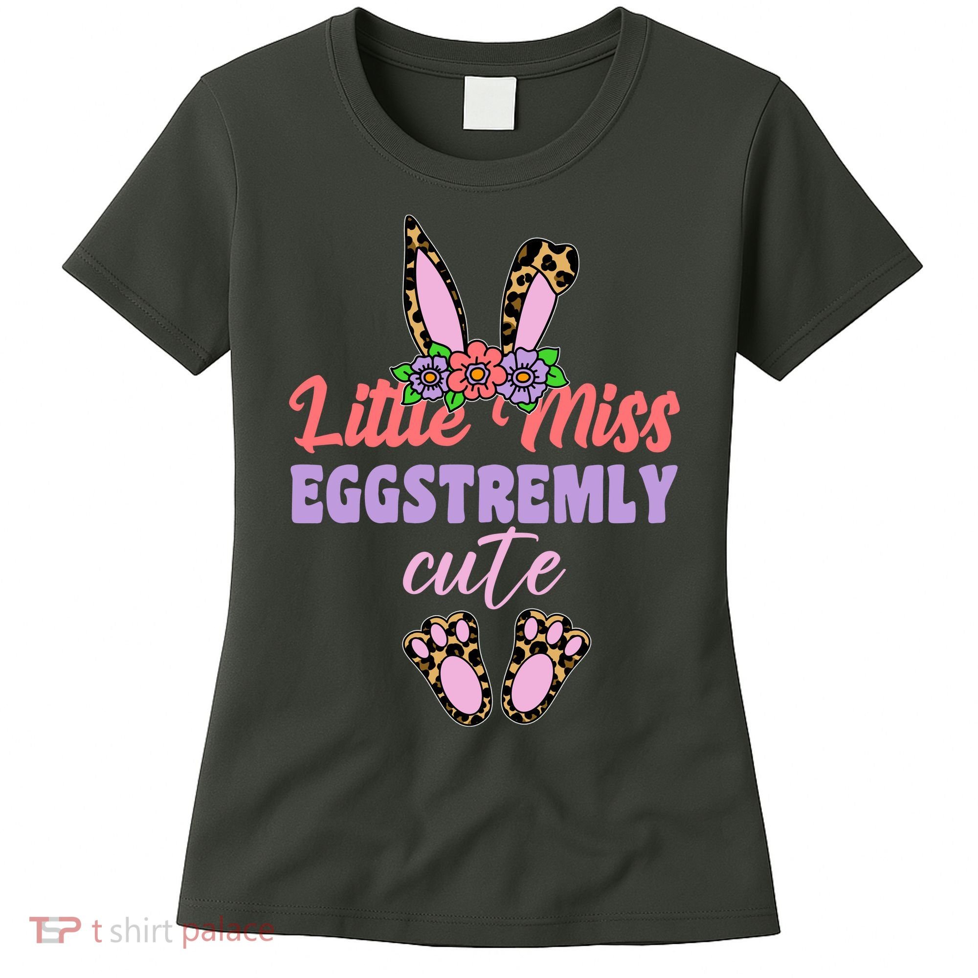 Little Miss Eggstremly Cute Easter Bunny Women's T-Shirt