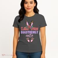 Little Miss Eggstremly Cute Easter Bunny Women's T-Shirt thumb 4
