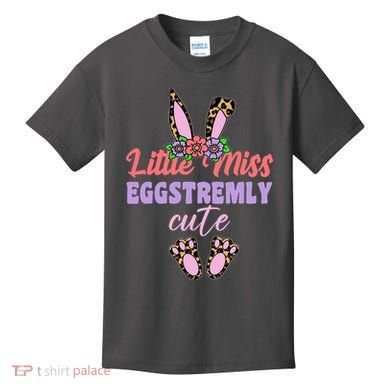 Little Miss Eggstremly Cute Easter Bunny Kids T-Shirt