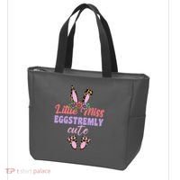 Little Miss Eggstremly Cute Easter Bunny Tote Bag thumb 3