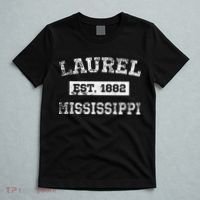 Laurel Mississippi Est. 1882 Distressed T-Shirt thumb 5