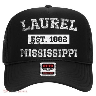 Laurel Mississippi Est. 1882 Distressed Hat