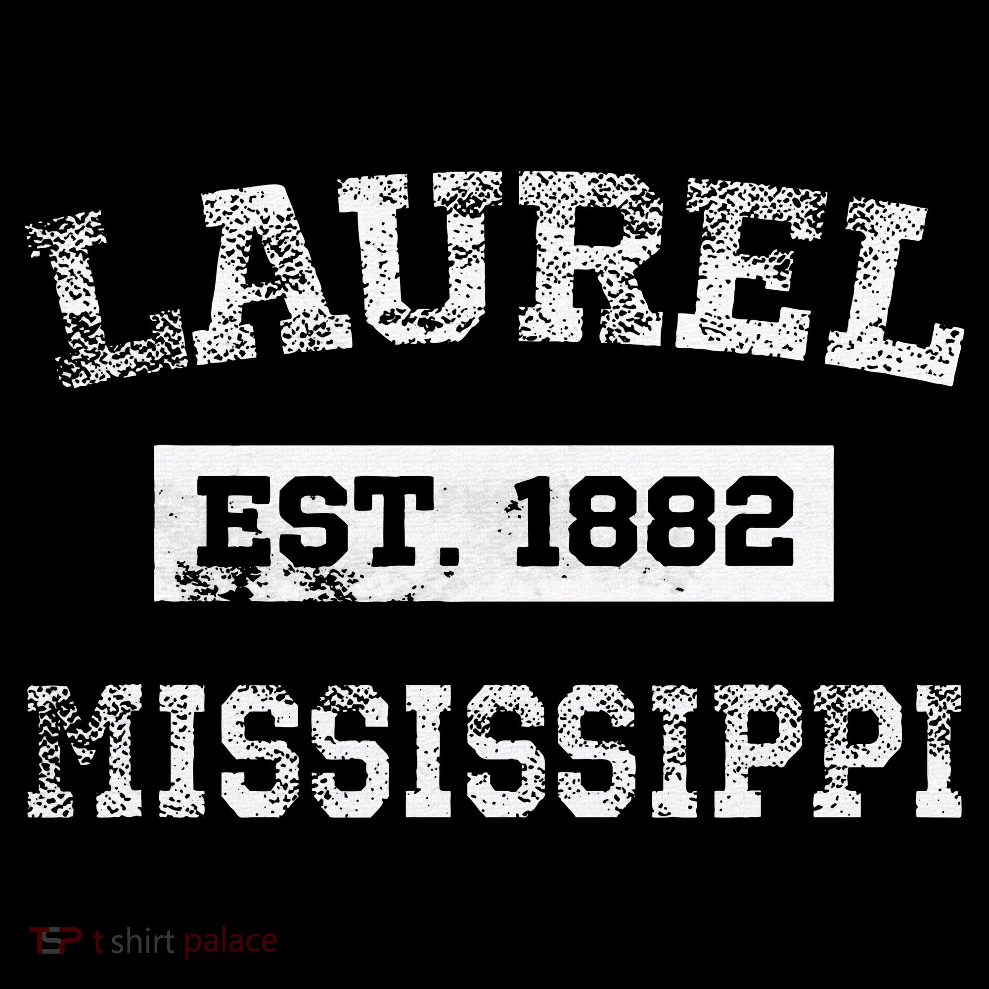 Laurel Mississippi Est. 1882 Distressed Toddler Hoodie