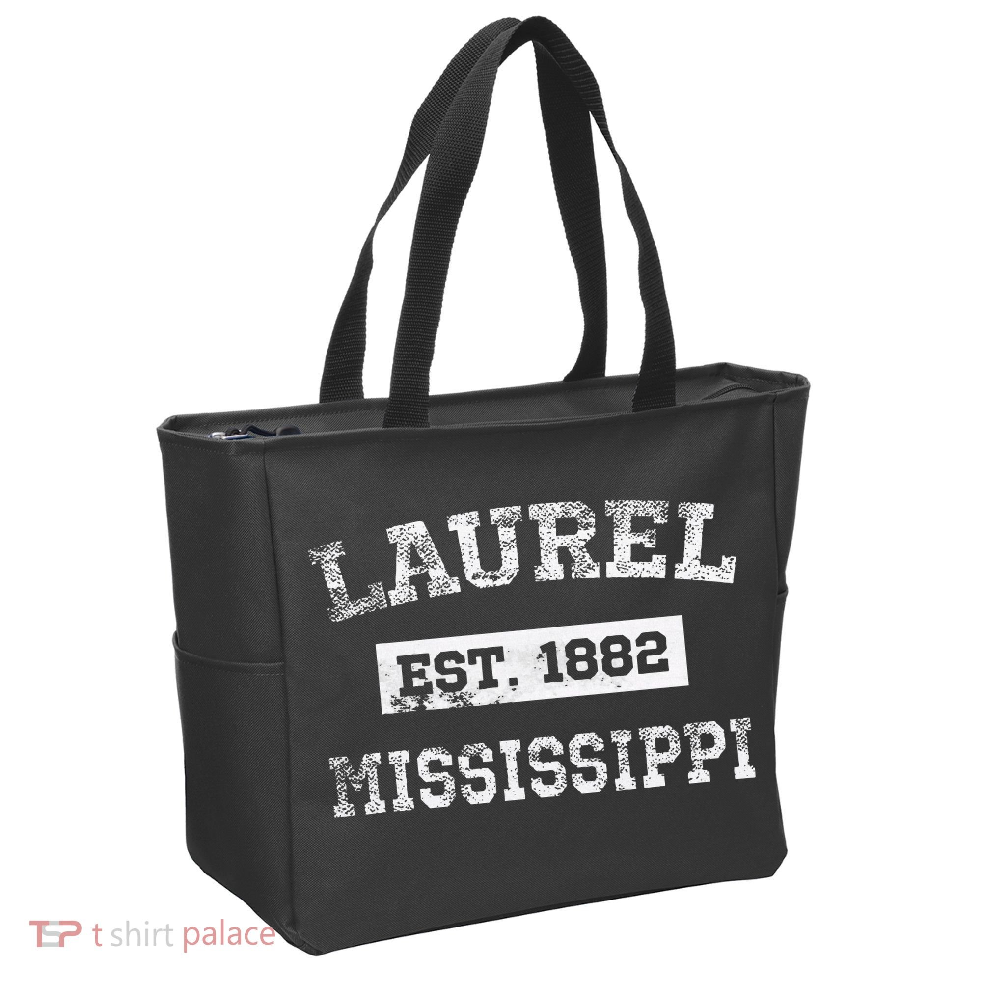 Laurel Mississippi Est. 1882 Distressed Tote Bag
