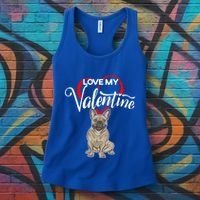 Love My French Bulldog Dog Valentine's Day Meaningful Gift Women's Tank Top thumb 3