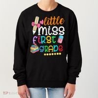 Little Miss First Grade Back To School Women's Sweatshirt thumb 0