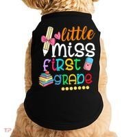 Little Miss First Grade Back To School Doggie Tank thumb 0