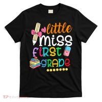 Little Miss First Grade Back To School T-Shirt thumb 0