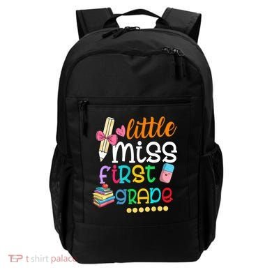 Little Miss First Grade Back To School Backpack