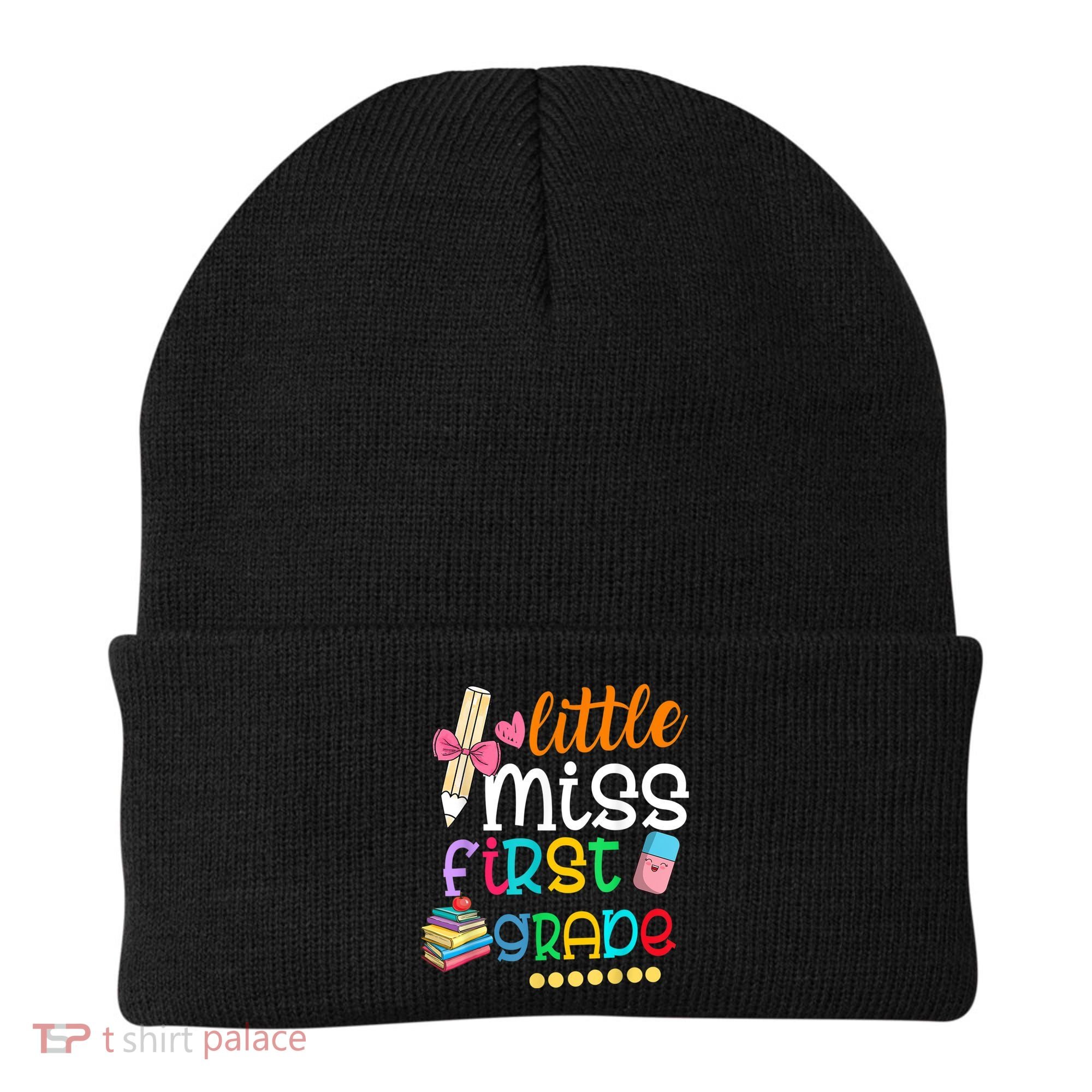 Little Miss First Grade Back To School Beanie