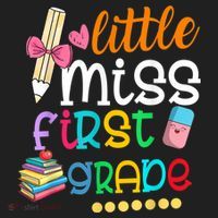 Little Miss First Grade Back To School Tumbler thumb 3
