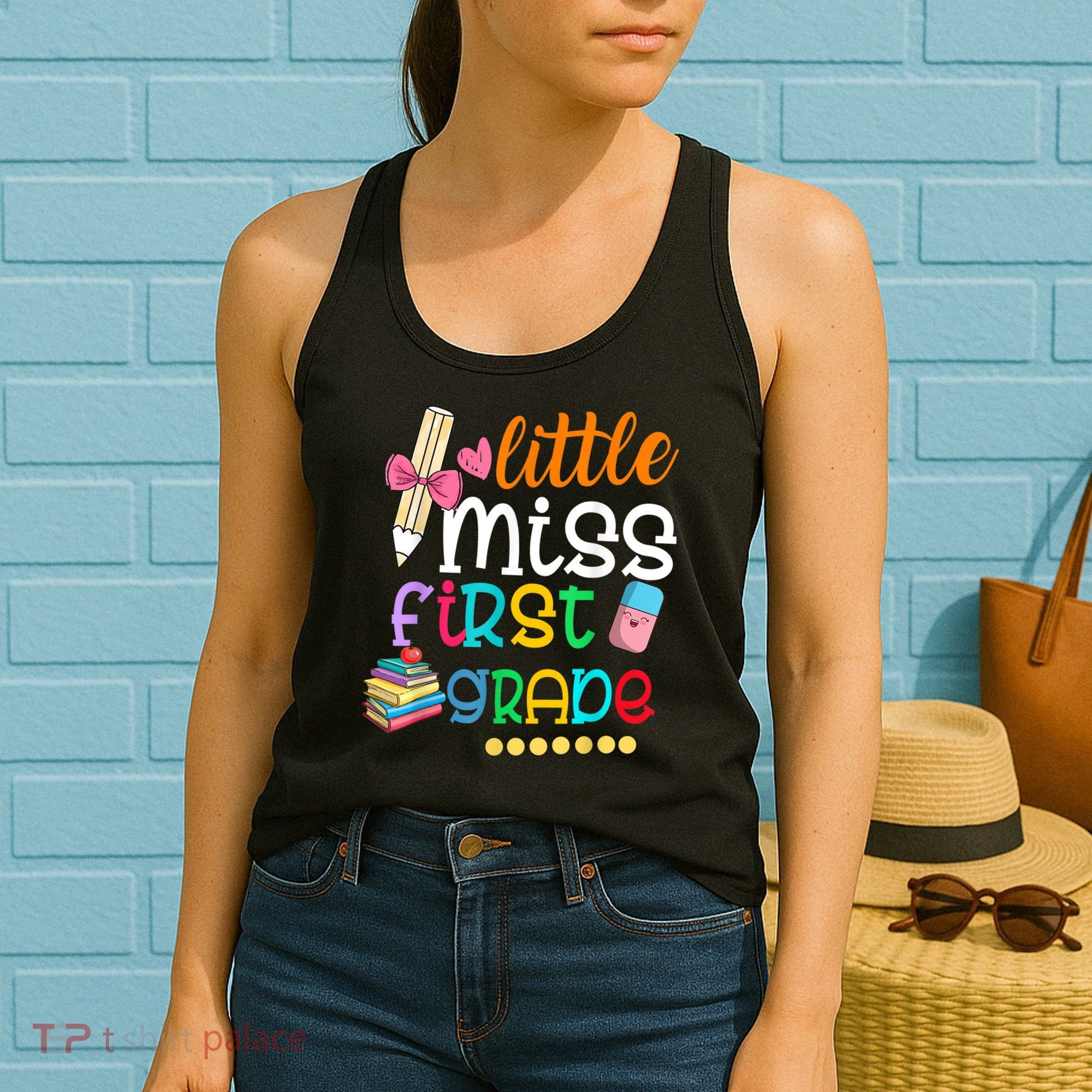 Little Miss First Grade Back To School Women's Tank Top
