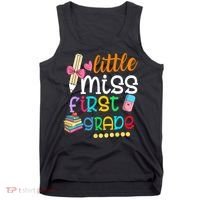 Little Miss First Grade Back To School Tank Top thumb 0