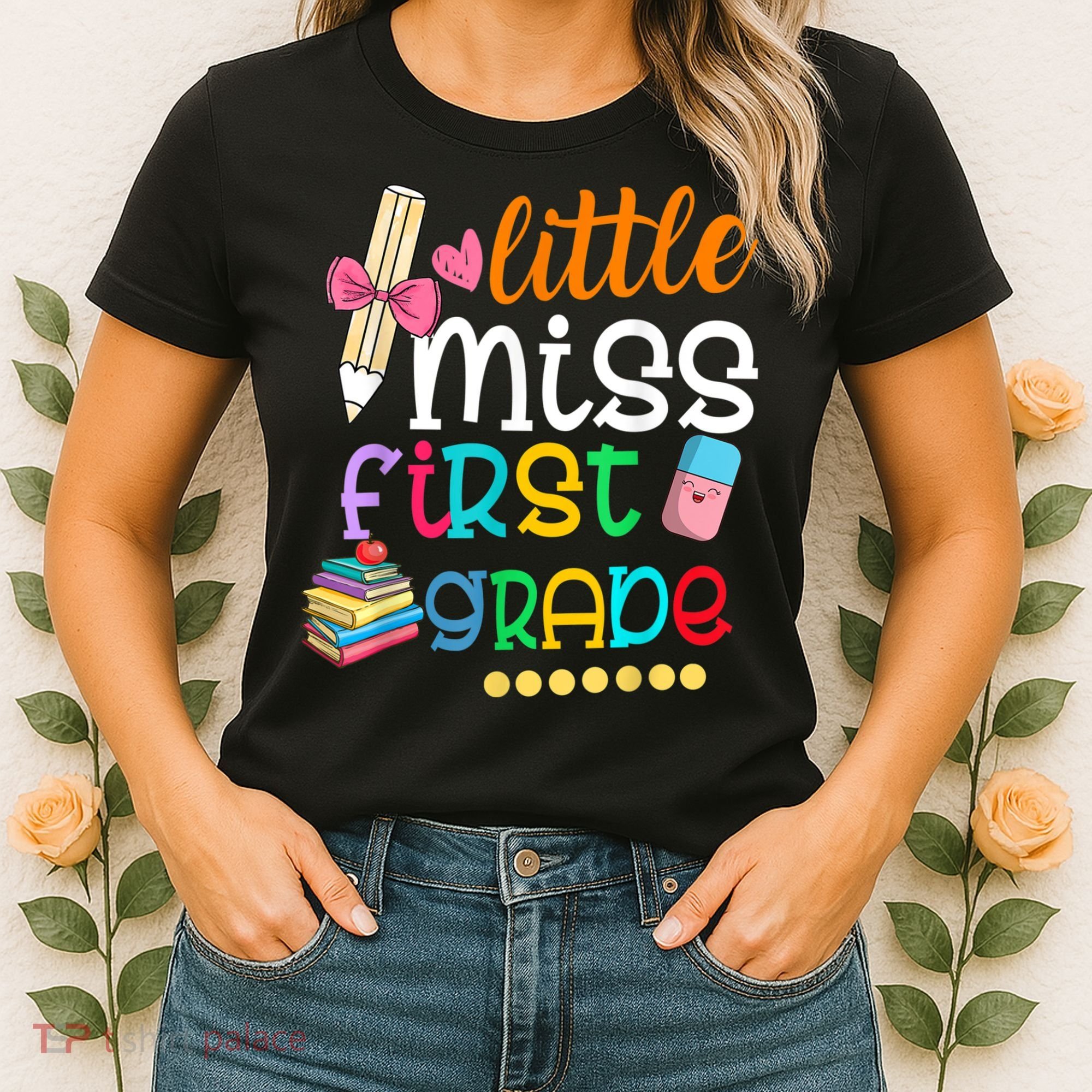 Little Miss First Grade Back To School Women's T-Shirt