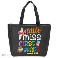 Little Miss First Grade Back To School Tote Bag thumb 0