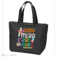 Little Miss First Grade Back To School Tote Bag thumb 3