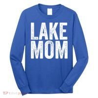 Lake Mom Funny Gift Lake Life Boating Gift Hooded Funny Gift Long Sleeve Shirt thumb 0