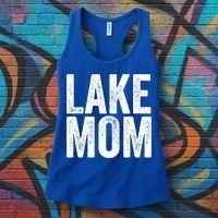 Lake Mom Funny Gift Lake Life Boating Gift Hooded Funny Gift Women's Tank Top thumb 3