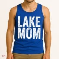 Lake Mom Funny Gift Lake Life Boating Gift Hooded Funny Gift Tank Top thumb 3
