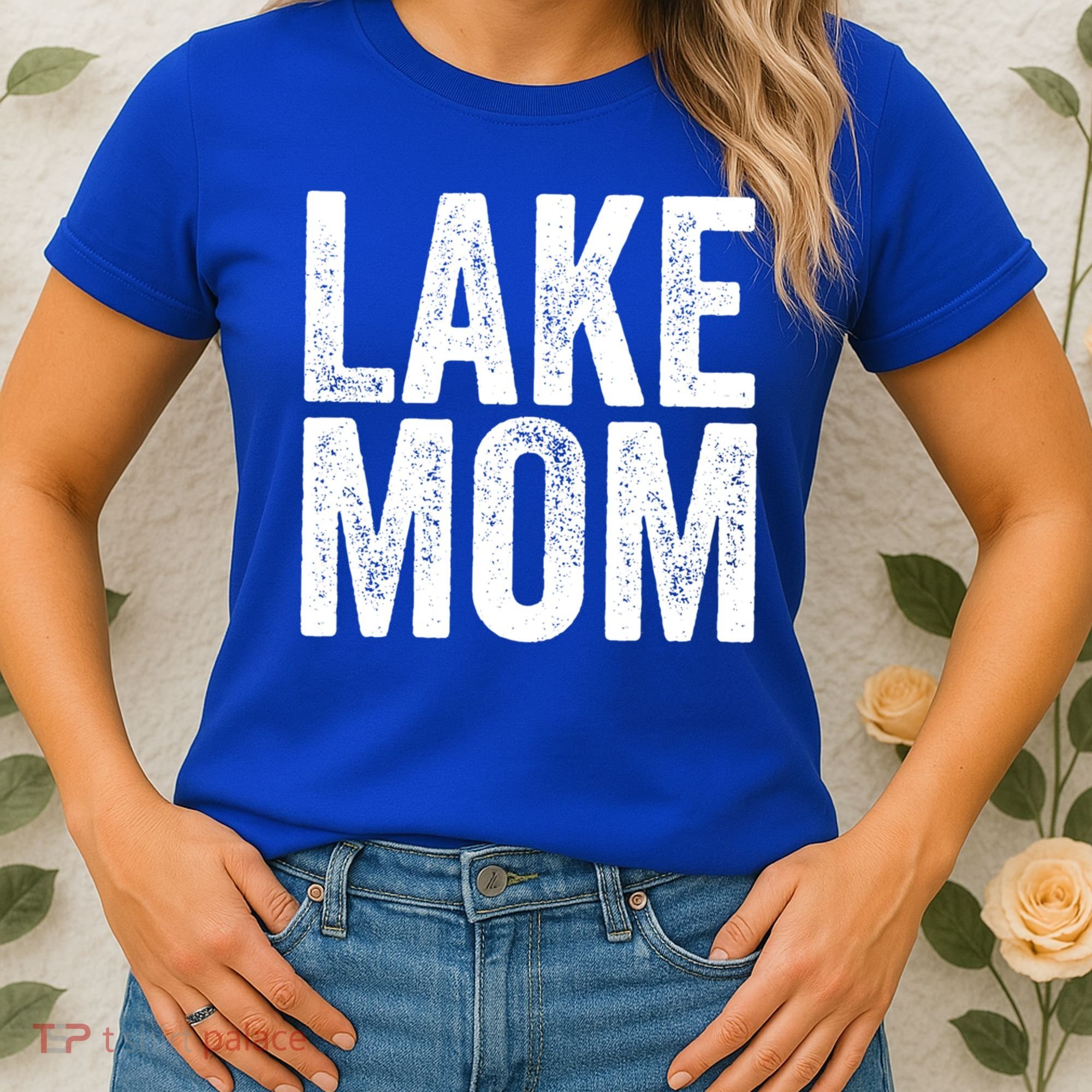 Lake Mom Funny Gift Lake Life Boating Gift Hooded Funny Gift Women's T-Shirt
