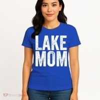 Lake Mom Funny Gift Lake Life Boating Gift Hooded Funny Gift Women's T-Shirt thumb 4