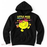 Little Miss Fueled By Iced Coffee Funny Coffee Drinking Hoodie thumb 0