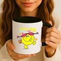 Little Miss Fueled By Iced Coffee Funny Coffee Drinking Coffee Mug thumb 3