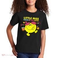Little Miss Fueled By Iced Coffee Funny Coffee Drinking Kids T-Shirt thumb 2