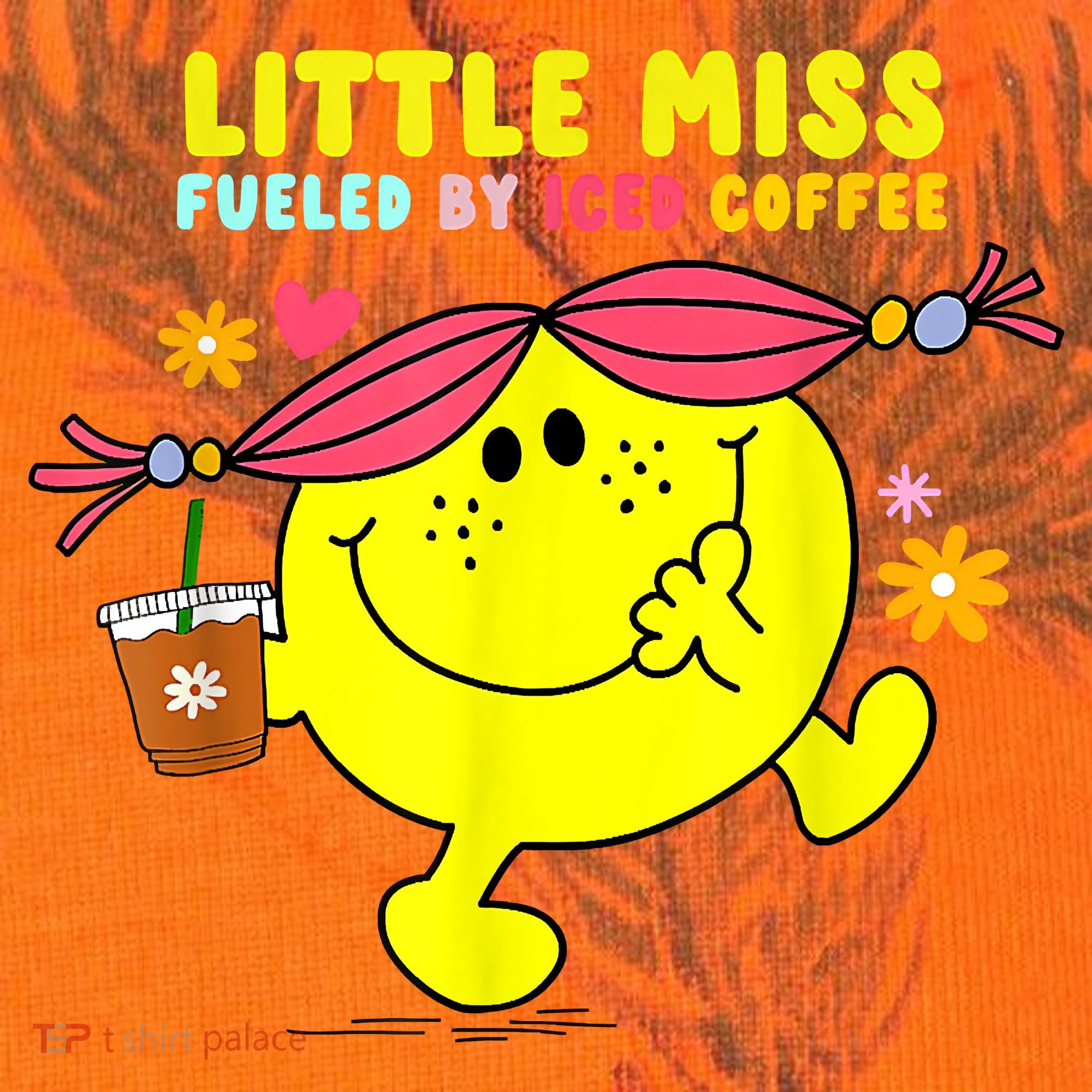 Little Miss Fueled By Iced Coffee Funny Coffee Drinking Kati Licensed 12" Camo Cuffed Beanie