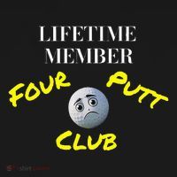 Lifetime Member Four Putt Club Golf Club Humorous Sweatshirt thumb 3