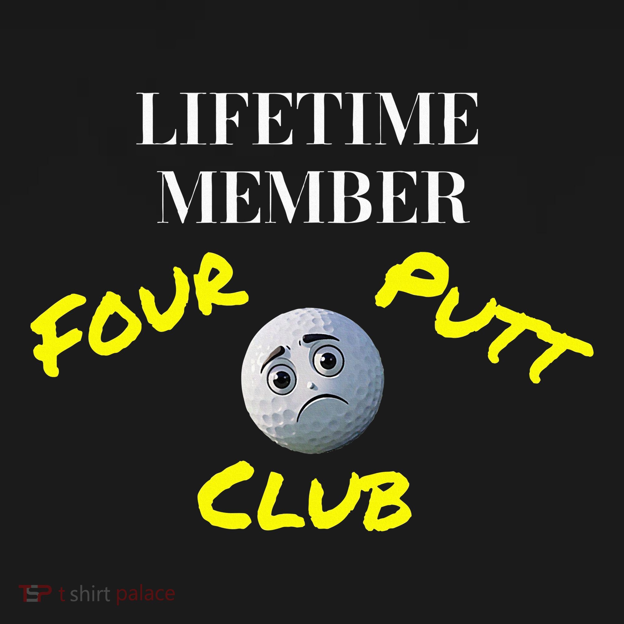 Lifetime Member Four Putt Club Golf Club Humorous Women's Hoodie