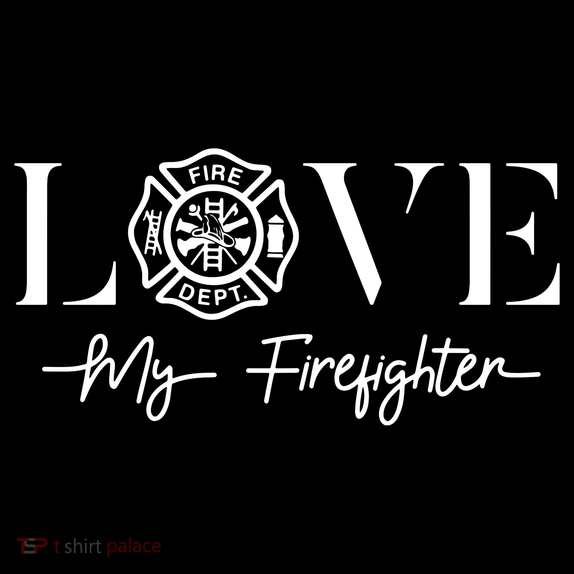 Love My Firefighter Wife Girlfriend Gift Women's Hoodie