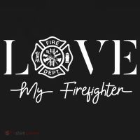 Love My Firefighter Wife Girlfriend Gift Tank Top thumb 6