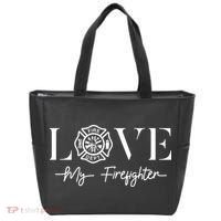 Love My Firefighter Wife Girlfriend Gift Tote Bag thumb 0