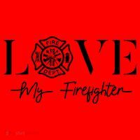 Love My Firefighter Wife Girlfriend Gift Santa Hat thumb 1