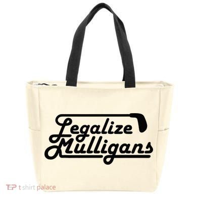 Legalize Mulligans Funny Golf Gift Tote Bag