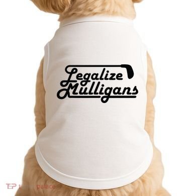 Legalize Mulligans Funny Golf Gift Doggie Tank