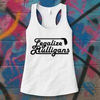 Legalize Mulligans Funny Golf Gift Women's Tank Top thumb 3