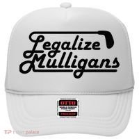 Legalize Mulligans Funny Golf Gift Hat thumb 0