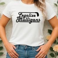 Legalize Mulligans Funny Golf Gift Women's T-Shirt thumb 2