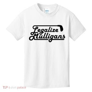 Legalize Mulligans Funny Golf Gift Kids T-Shirt