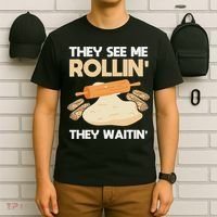 Lefse Master Funny Lefse T-Shirt thumb 6