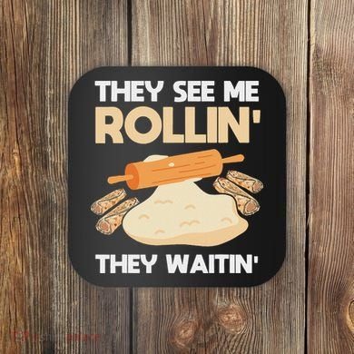 Lefse Master Funny Lefse Coaster