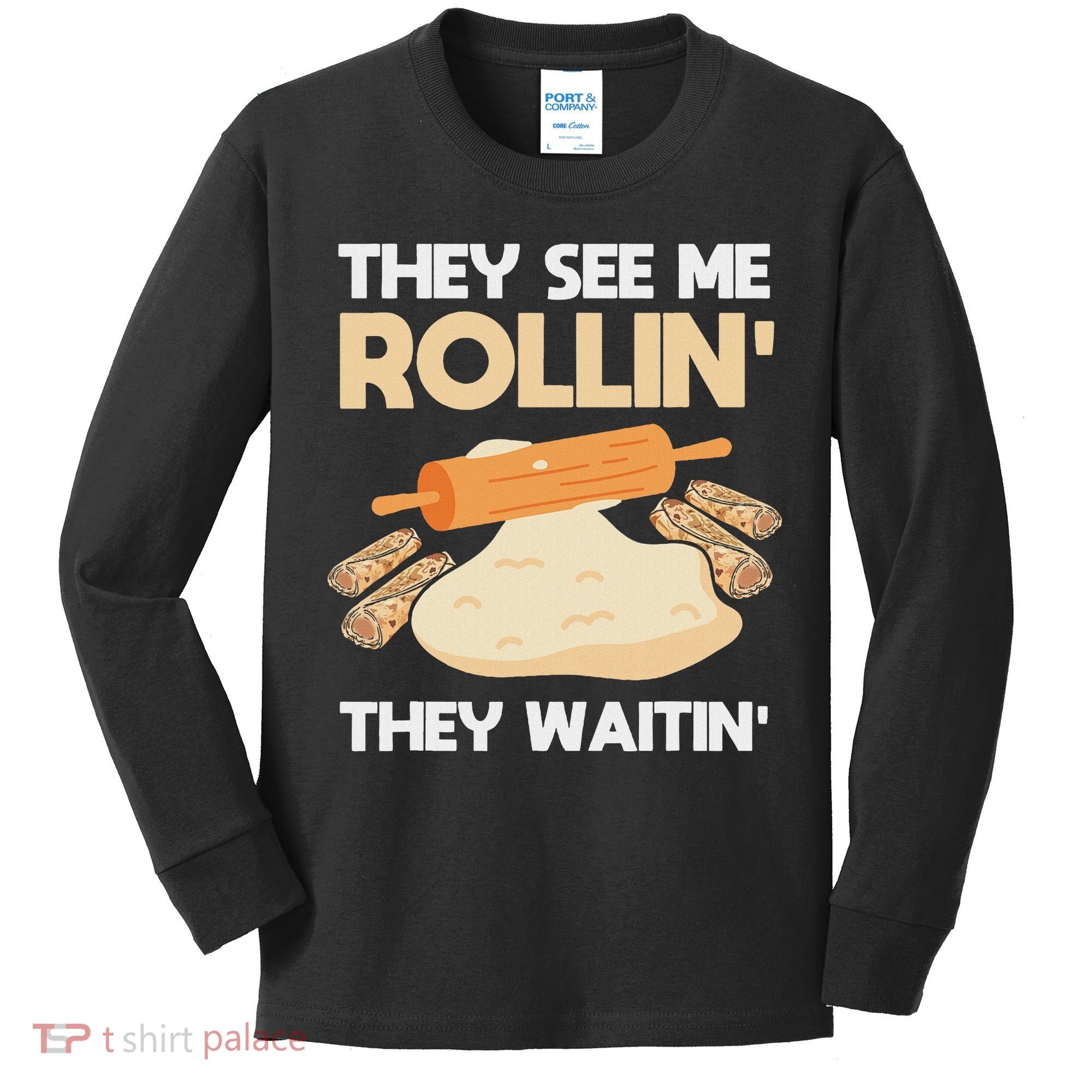 Lefse Master Funny Lefse Kids Long Sleeve Shirt