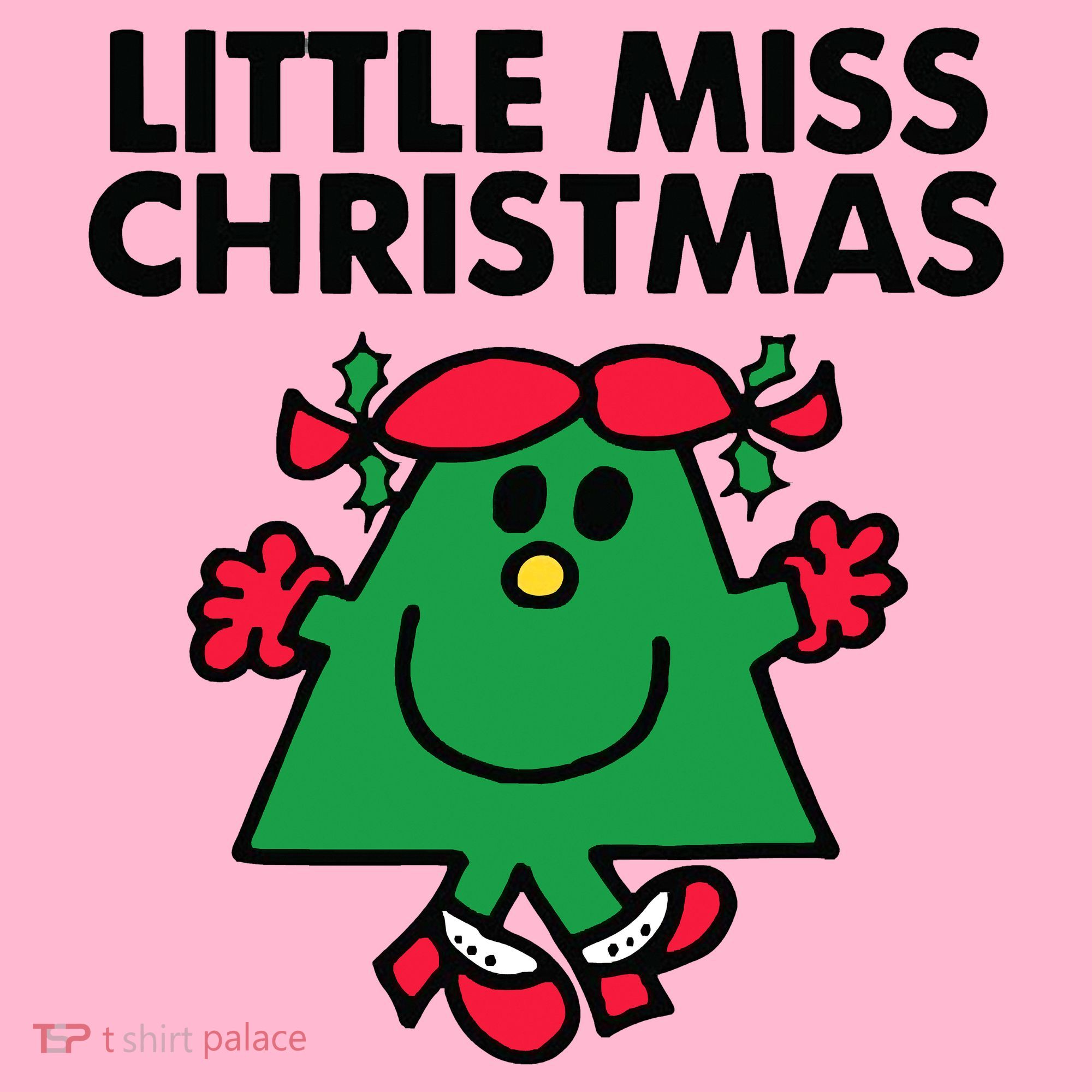 Little Miss Festive Christmas Xmas Holiday Coaster