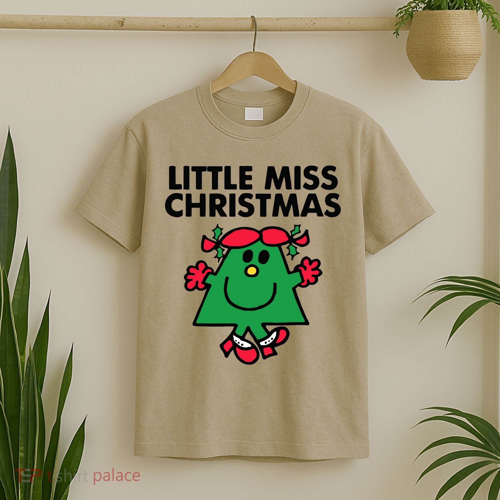 Little Miss Festive Christmas Xmas Holiday T-Shirt