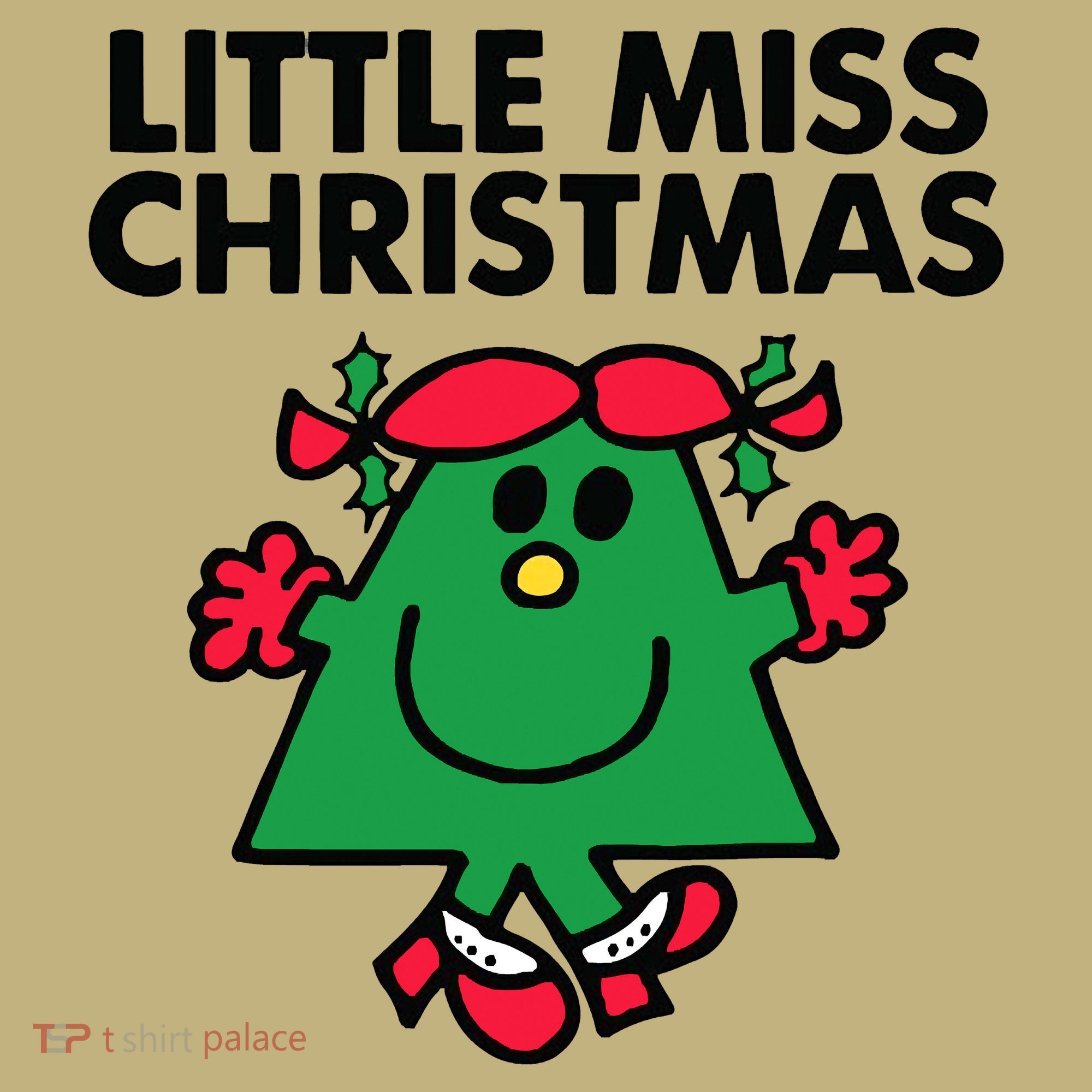 Little Miss Festive Christmas Xmas Holiday Mousepad