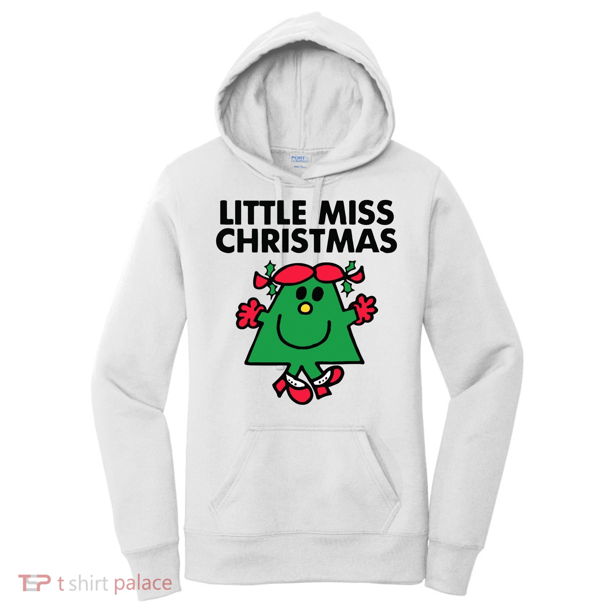 Little Miss Festive Christmas Xmas Holiday Women's Hoodie